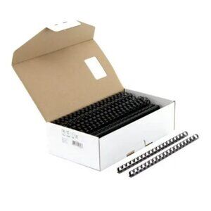 1/2" Black Plastic Binding Combs (100pk)